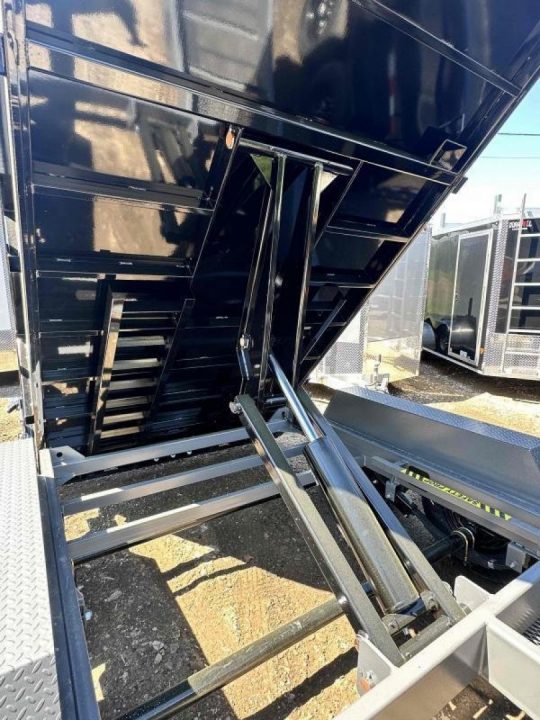 New 2026 BWISE 7x16 15400 GVW with ramps Dump Trailer