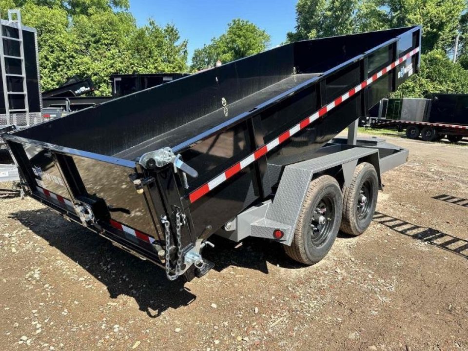 New 2026 BWISE 7x16 15400 GVW with ramps Dump Trailer