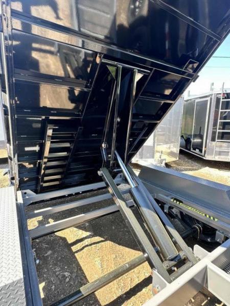 New 2026 BWISE 7x16 15400 GVW with ramps Dump Trailer