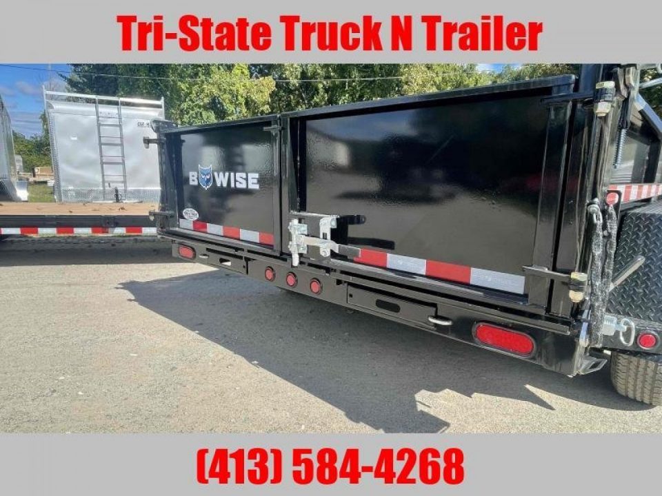 New 2026 BWISE 7x14 15400 GVW Dump Trailer