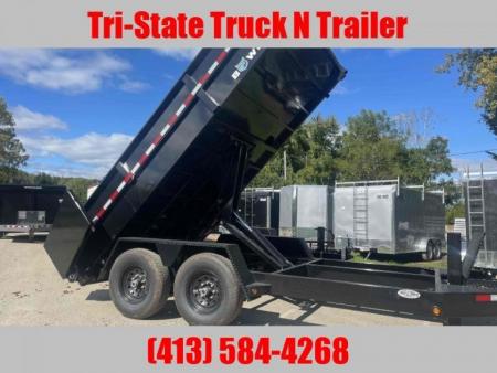 New 2026 BWISE 7x14 15400 GVW Dump Trailer