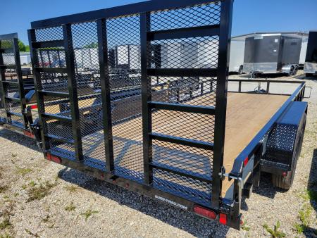 New 2026 Sure-Trac 7x16 Tube Top 7k Utility Trailer