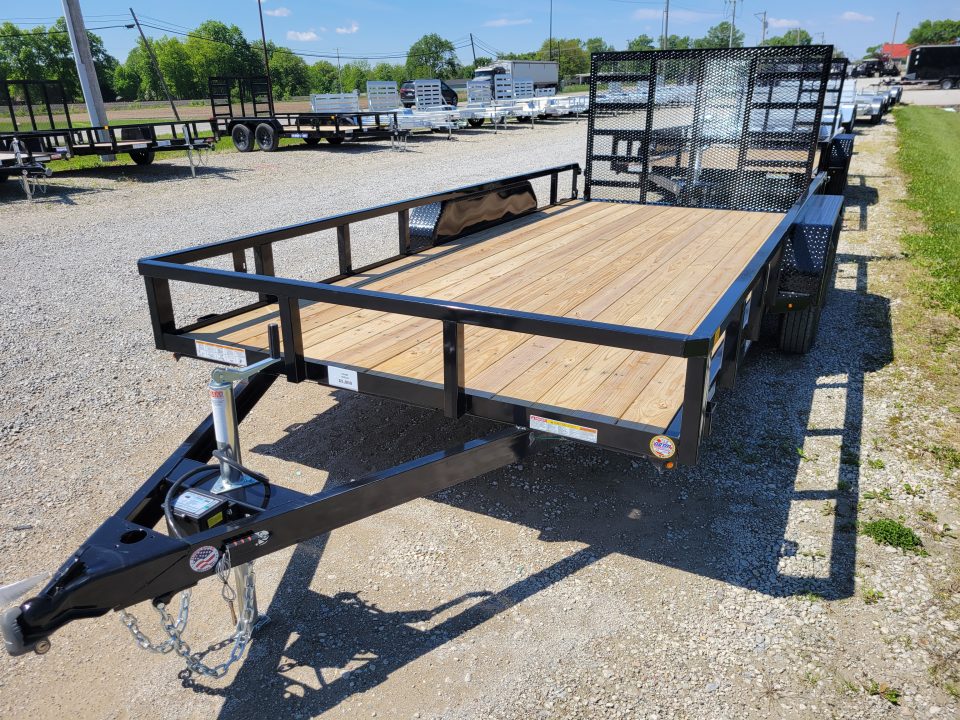 New 2026 Sure-Trac 7x16 Tube Top 7k Utility Trailer
