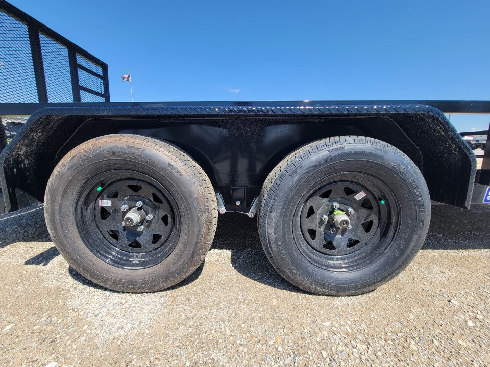 New 2026 Sure-Trac 7x16 Tube Top 7k Utility Trailer