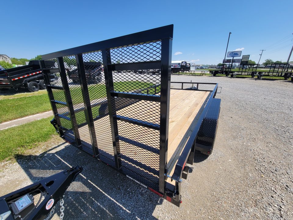 New 2026 Sure-Trac 7x16 Tube Top 7k Utility Trailer
