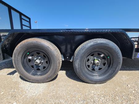 New 2026 Sure-Trac 7x16 Tube Top 7k Utility Trailer