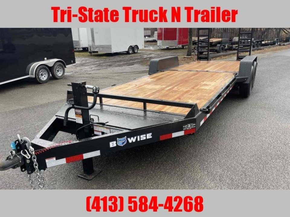 New 2026 BWISE 22' 14K GVW Equipment Trailer