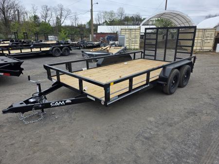 New 2026 Cam Superline 7X14 7K - TUBE TOP Utility Trailer