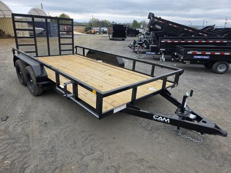 New 2026 Cam Superline 7X14 7K - TUBE TOP Utility Trailer