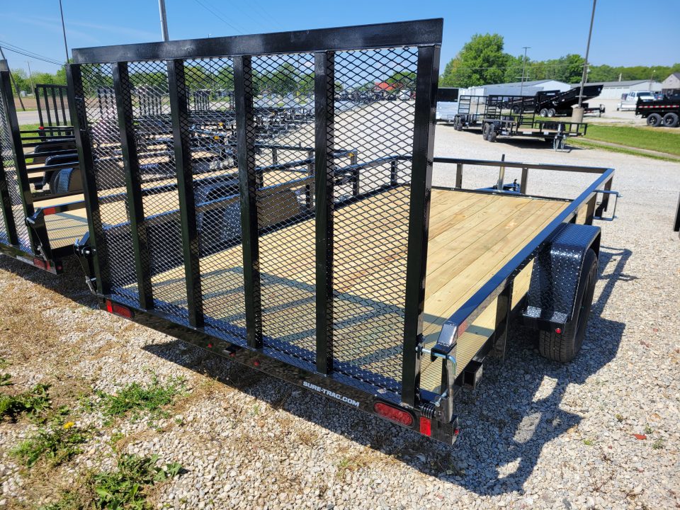 New 2026 Sure-Trac 7x12 Tube Top 3K Utility Trailer