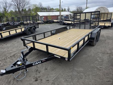 New 2026 Cam Superline 7X16 7K - TUBE TOP Utility Trailer