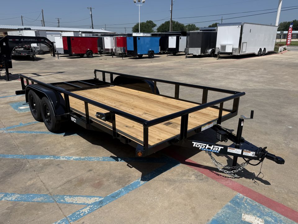 New 2026 Top Hat Trailers MP 16' X 83" Utility Trailer