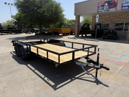 New 2026 Top Hat Trailers LDT 16' X 77" Utility Trailer