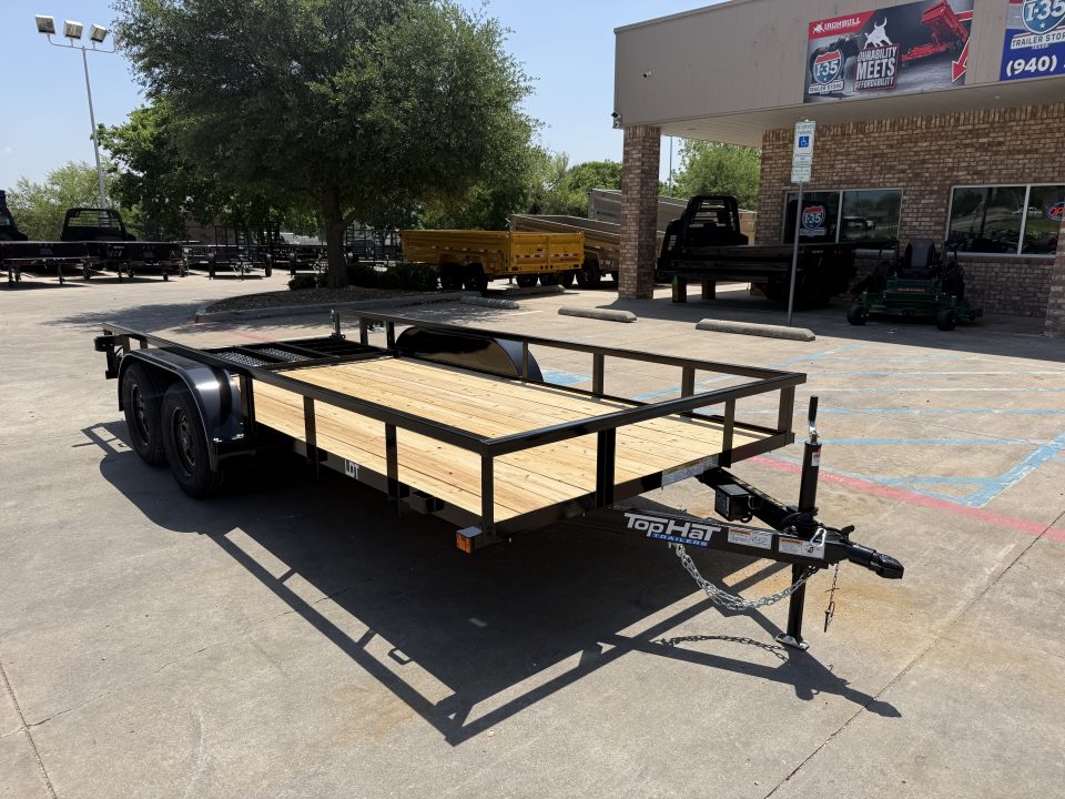 New 2026 Top Hat Trailers LDT 16' X 77" Utility Trailer