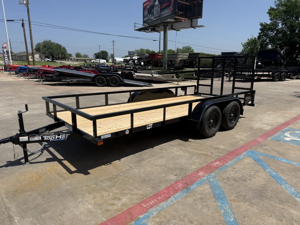 New 2026 Top Hat Trailers LDT 16' X 77" Utility Trailer