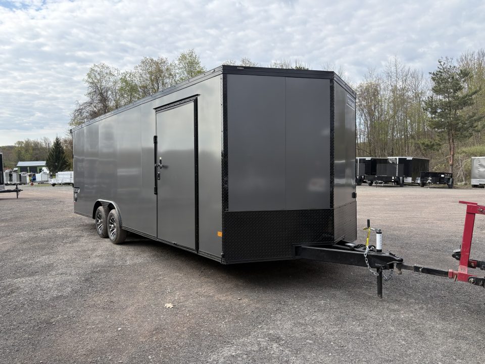 New 2026 HAULMARK 8.5x24 HEAT Car / Racing Trailer With Rear Spoiler and Blackout Package