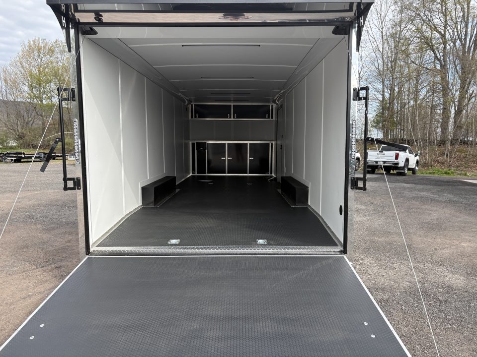 New 2026 HAULMARK 8.5x24 HEAT Car / Racing Trailer With Rear Spoiler and Blackout Package