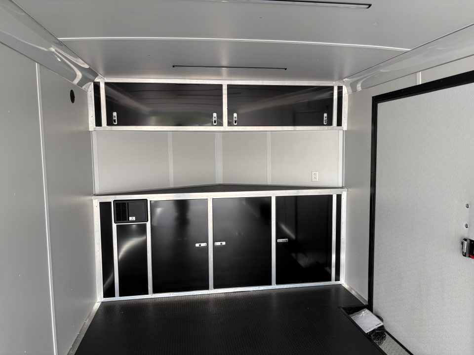 New 2026 HAULMARK 8.5x24 HEAT Car / Racing Trailer With Rear Spoiler and Blackout Package