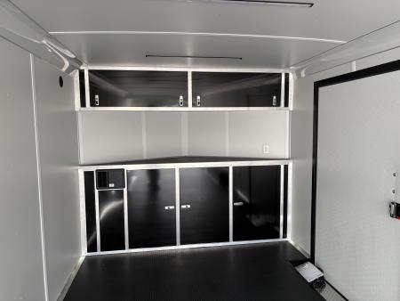New 2026 HAULMARK 8.5x24 HEAT Car / Racing Trailer With Rear Spoiler and Blackout Package