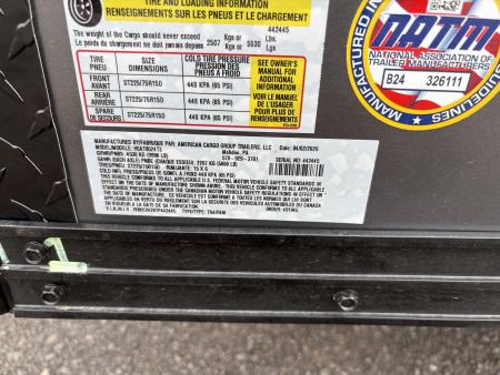 New 2026 HAULMARK 8.5x24 HEAT Car / Racing Trailer With Rear Spoiler and Blackout Package