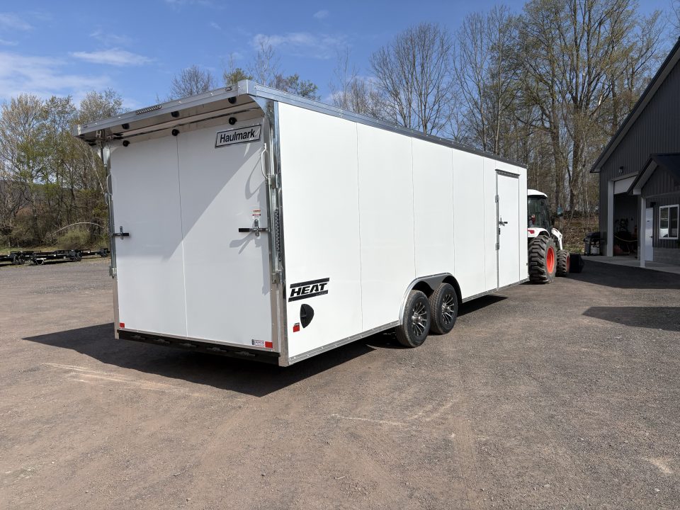 New 2026 HAULMARK 8.5x24 HEAT Car / Racing Trailer With Rear Spoiler