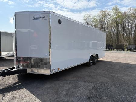 New 2026 HAULMARK 8.5x24 HEAT Car / Racing Trailer With Rear Spoiler