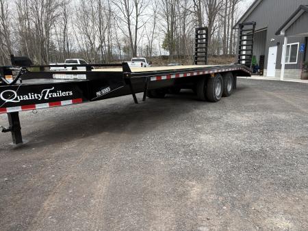 New 2026 Quality Trailers 25' 25K Dually Tandem Deckover Trailer