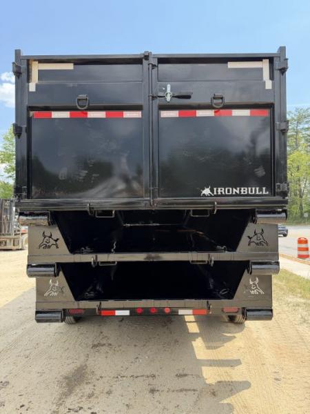 New 2026 IRON BULL / ROLL-OFF DUMP TRAILER / 2-7,000# AXLES / 20 K WARRIOR WINCH / WITH 3-16' DUMP BINS