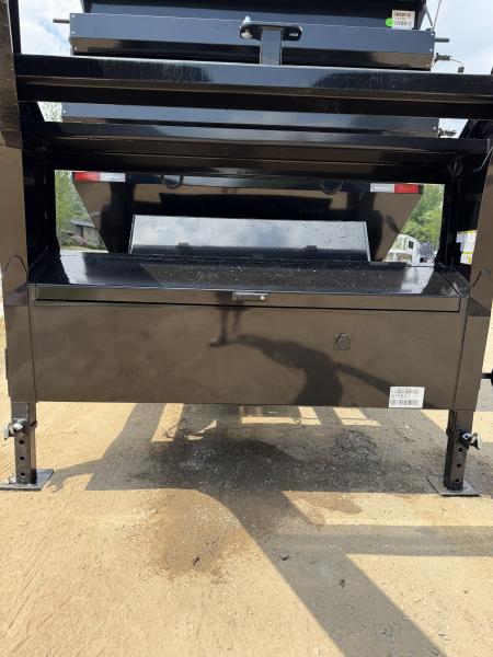 New 2026 IRON BULL / ROLL-OFF DUMP TRAILER / 2-7,000# AXLES / 20 K WARRIOR WINCH / WITH 3-16' DUMP BINS