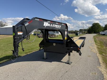 New 2026 Hillcrest Trailers 102"x32' (20'+12) 25.9K Hydraulic Dovetail Deckover Trailer
