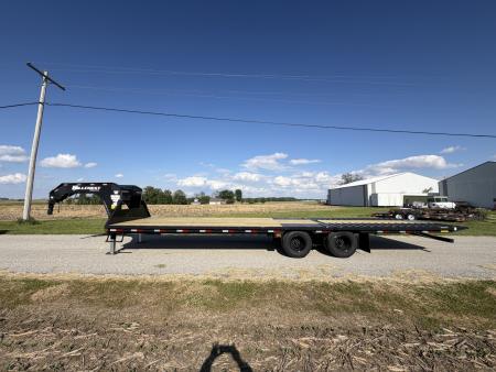 New 2026 Hillcrest Trailers 102"x32' (20'+12) 25.9K Hydraulic Dovetail Deckover Trailer