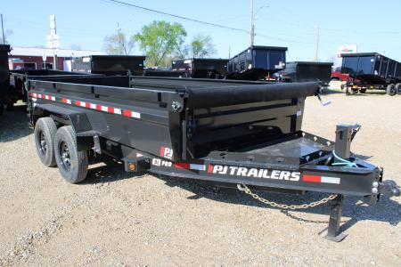 New 2026 PJ Trailers 14' DL 15.4K GVWR STOCK 6304 Dump Trailer