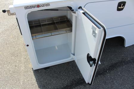 New 2025 DuraMag Aluminum Service Body - SRW - Fits 56" C/A - 2020+ GM