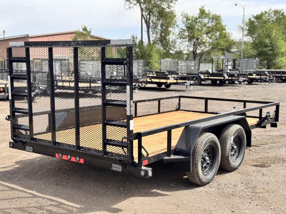 New 2026 Load Trail 7-14 Tandem Axle Ramp Gate Utility 7K GVWR