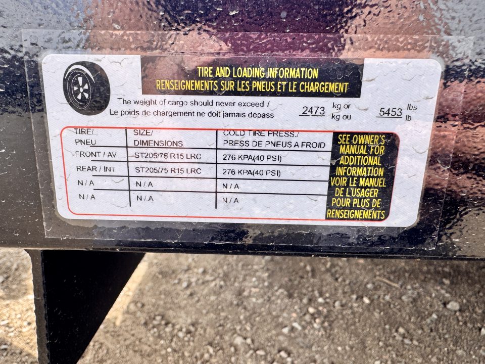 New 2026 Load Trail 7-14 Tandem Axle Ramp Gate Utility 7K GVWR