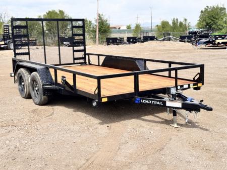 New 2026 Load Trail 7-14 Tandem Axle Ramp Gate Utility 7K GVWR