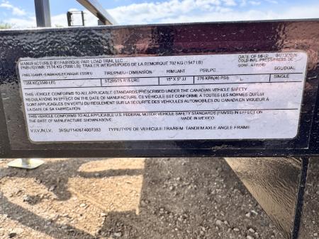 New 2026 Load Trail 7-14 Tandem Axle Ramp Gate Utility 7K GVWR