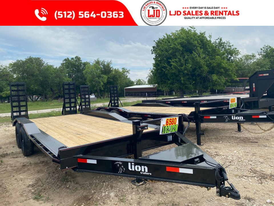New 2026 Lion - 102" X 20 - 14K GVWR - Car Hauler