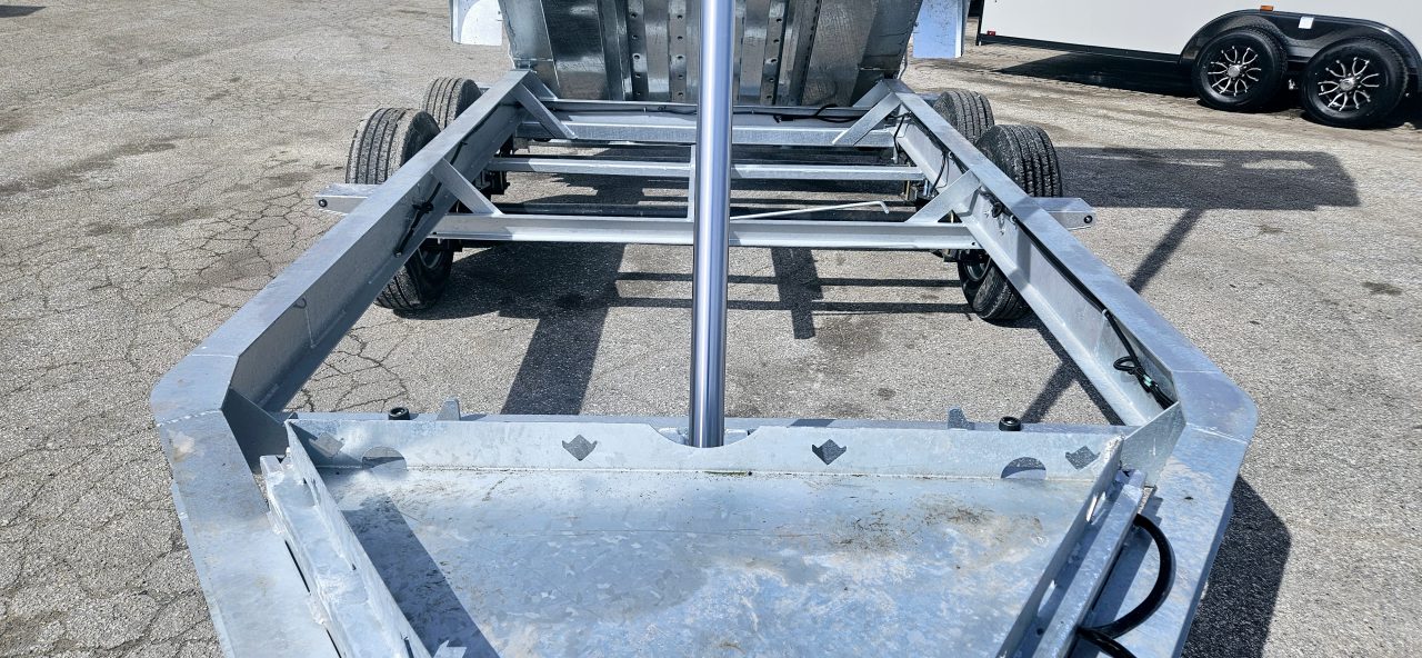 New 82" X 14' GALVANIZED DUMP 8 K AXLES HYDRAULIC POWER JACK SPARE TIRE INCLUDED 2026 TRIUMPH