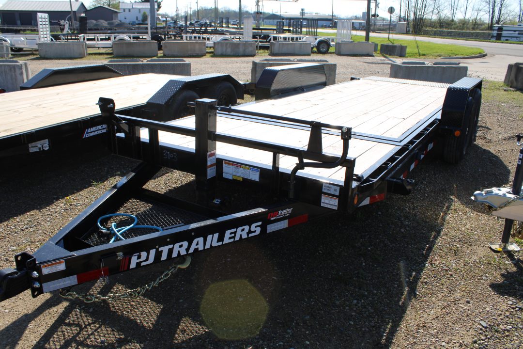 New 2026 PJ Trailers 20' T6 14K GVWR STOCK ID 6266 Tilt Trailer