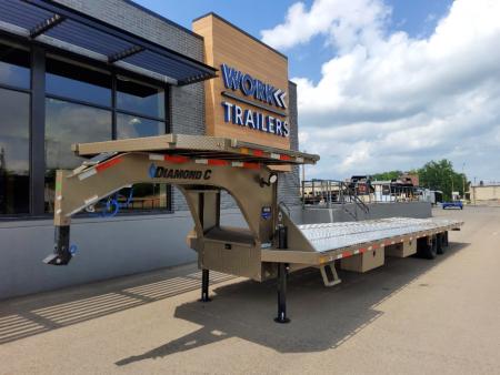 New 2026 Diamond C Trailers FMAX210HDT Flatbed Trailer