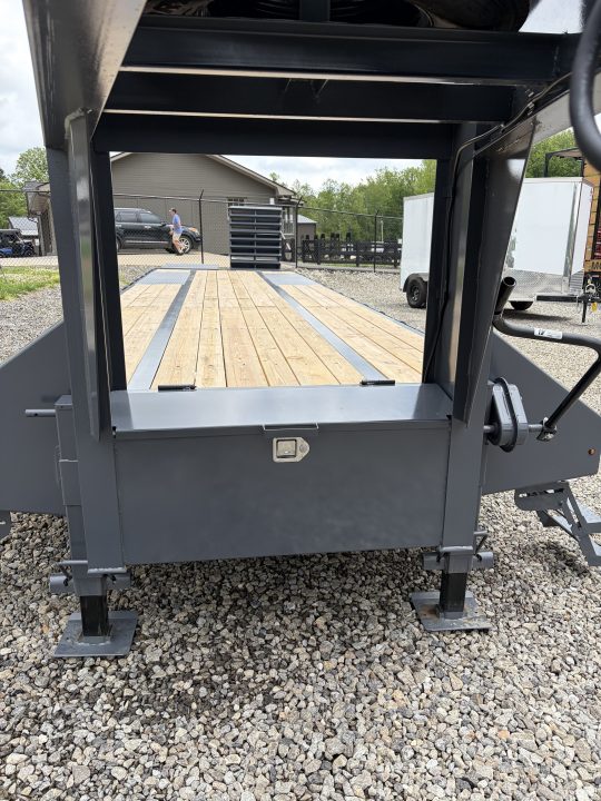 New 2026 Triple Crown Heavy Duty 35' Gooseneck Equipment Trailer, 25K GVWR, Mega Ramps, Spare