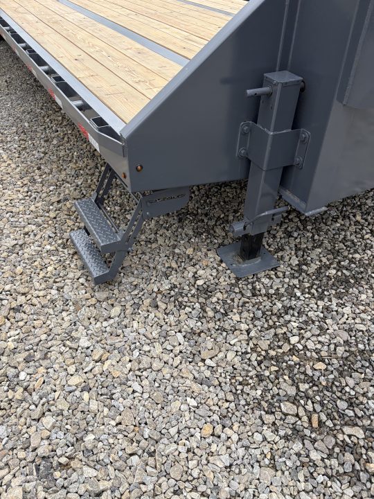 New 2026 Triple Crown Heavy Duty 35' Gooseneck Equipment Trailer, 25K GVWR, Mega Ramps, Spare