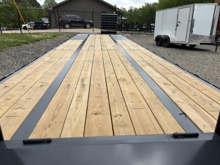 New 2026 Triple Crown Heavy Duty 35' Gooseneck Equipment Trailer, 25K GVWR, Mega Ramps, Spare