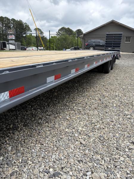New 2026 Triple Crown Heavy Duty 35' Gooseneck Equipment Trailer, 25K GVWR, Mega Ramps, Spare