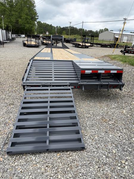 New 2026 Triple Crown Heavy Duty 35' Gooseneck Equipment Trailer, 25K GVWR, Mega Ramps, Spare
