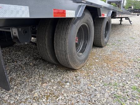 New 2026 Triple Crown Heavy Duty 35' Gooseneck Equipment Trailer, 25K GVWR, Mega Ramps, Spare