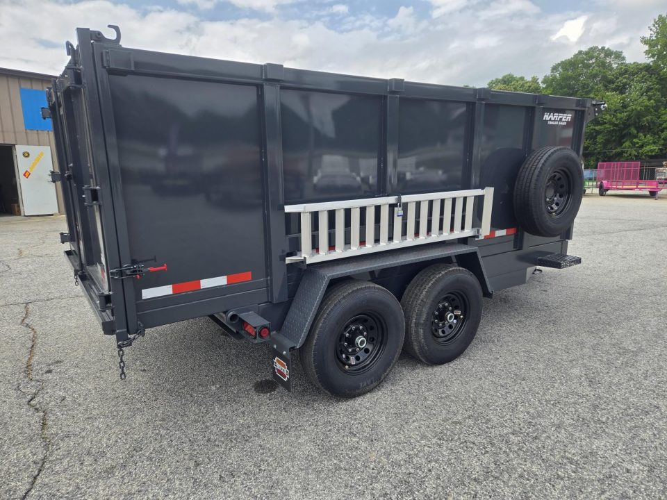 New 2026 PROSPECTOR 7X14 14K TELESCOPING DUMP TRAILER WITH 4' WALLS AND SPARE TIRE