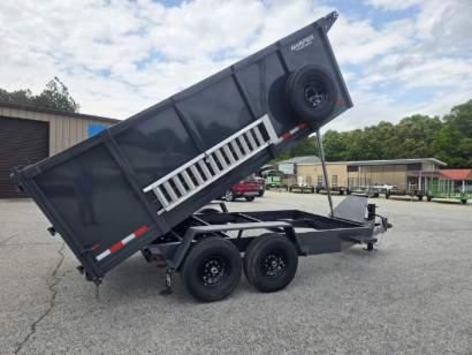 New 2026 PROSPECTOR 7X14 14K TELESCOPING DUMP TRAILER WITH 4' WALLS AND SPARE TIRE