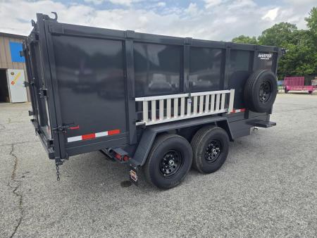 New 2026 PROSPECTOR 7X14 14K TELESCOPING DUMP TRAILER WITH 4' WALLS AND SPARE TIRE